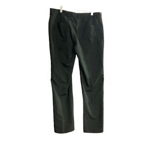 Louise Raphael Men's Tailored Black Mid-Rise Zip-fly Chino‎ Pants Size 33x30
